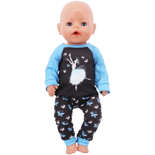 Pijama Bailarina para Bebé Reborn